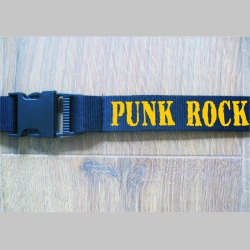 Punk Rock textilná šnúrka na krk ( kľúče ) materiál 100% polyester